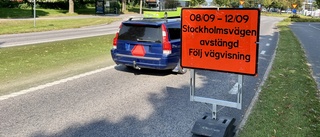 Större trafikled tvingas vara avstängd i flera dagar