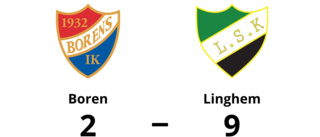 Boren utklassat av Linghem hemma – med 2-9