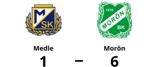 Klar seger för Morön – vann med 6-1 mot Medle