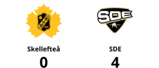 SDE för tuffa för Skellefteå – förlust med 0-4