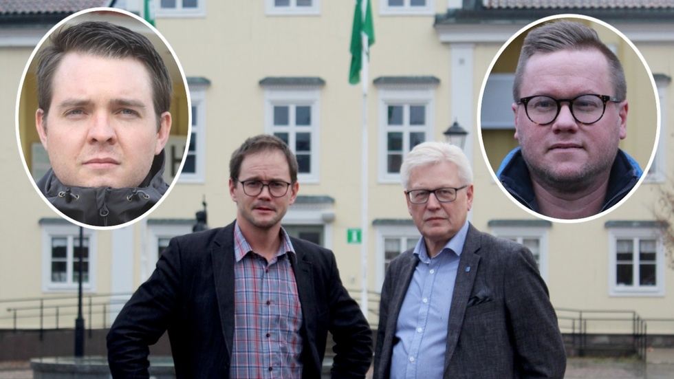 Carl-Wiktor Svensson (KD), Pär-Gustav Johansson (M), Anders Andersson (KD) och Carl Dahlin (M).