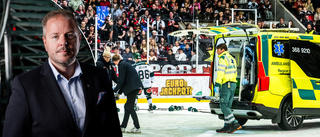 Förre AIK-spelaren illa tacklad – låg livlös på isen: ”Otäckt”