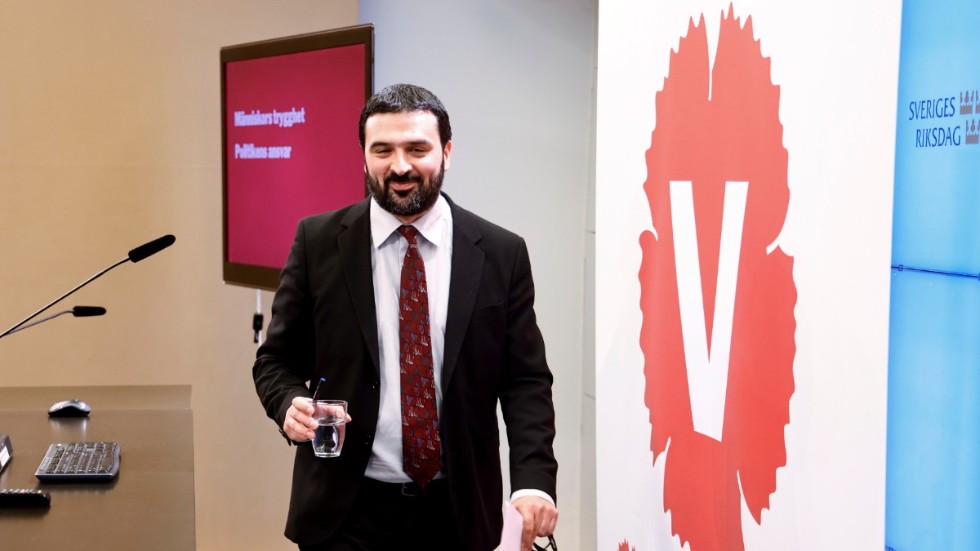 Ali Esbati, ekonomisk-politisk talesperson för Vänsterpartiet. Arkivbild.