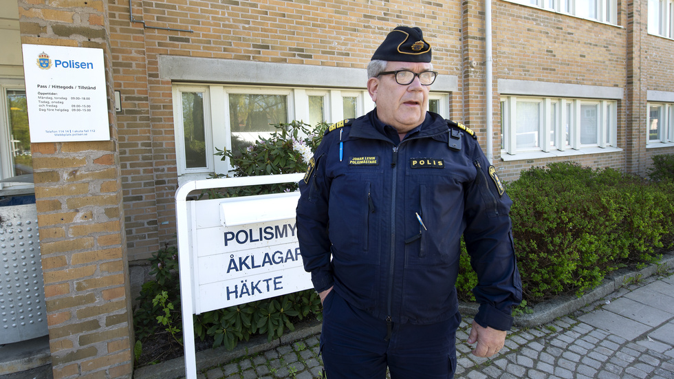 Polischef Johan Levin.