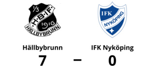 Storseger för Hällbybrunn hemma mot IFK Nyköping