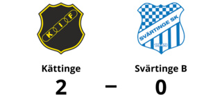 Segerlös svit bröts när Kättinge vann mot Svärtinge B