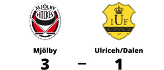 Mjölby vann mot Ulriceh/Dalen