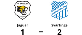 Svärtinge vann borta mot Jaguar