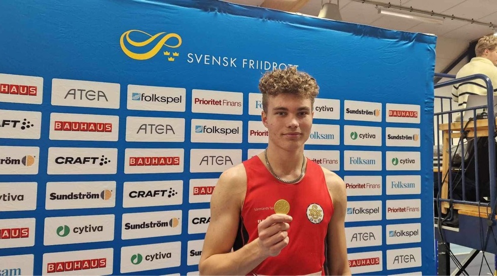 Gustav Malmkvist, från KSK friidrott, kunde återigen ta SM-guld. Men det blev verkligen en nervkittlande omhoppning.