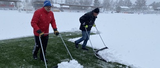 Räddningsaktionen slutförd – planen snöfri 