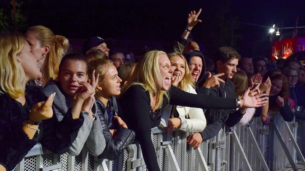 Publik på stadsfesten 2017.