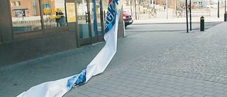 Banderollen blev en dödsfälla