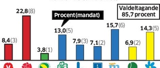 Så förklarar S sitt väljartapp i Kinda