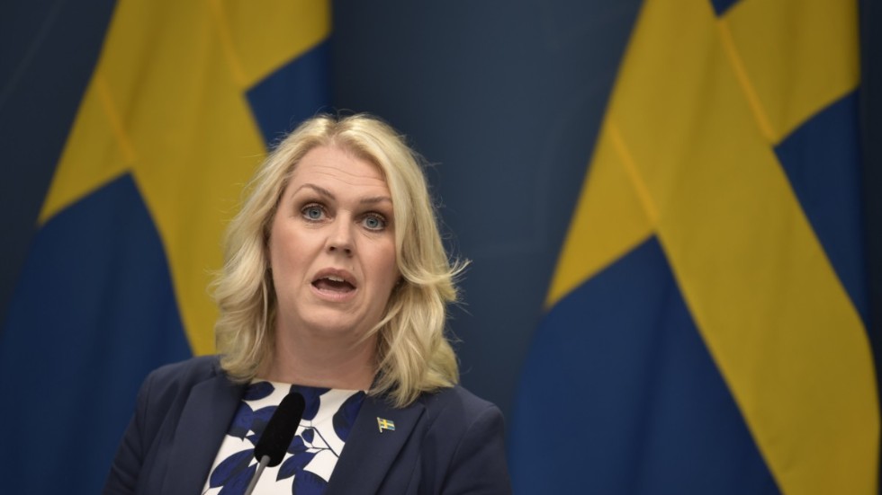 Lena Hallengren, socialminister. 