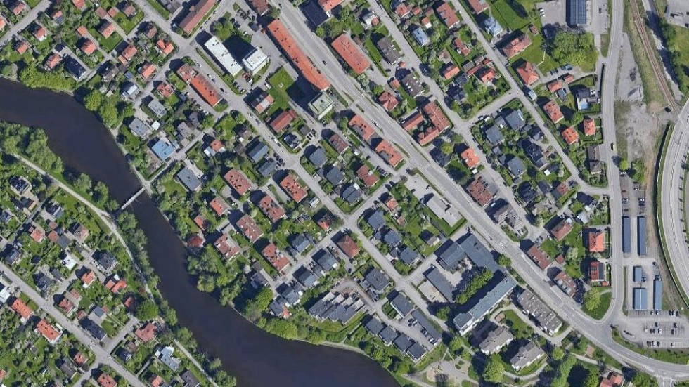 Området kring Arbetaregatan 7A