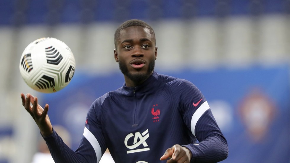Frankrikes och Leipzigs mittback Dayot Upamecano kommer att spela Bayern München från och med nästa säsong. Arkivbild.
