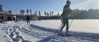 En perfekt dag för skidträning på Bruksvallen