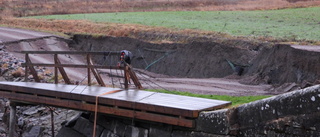 Ny väg avstängd efter ras vid Göta kanal i Söderköping