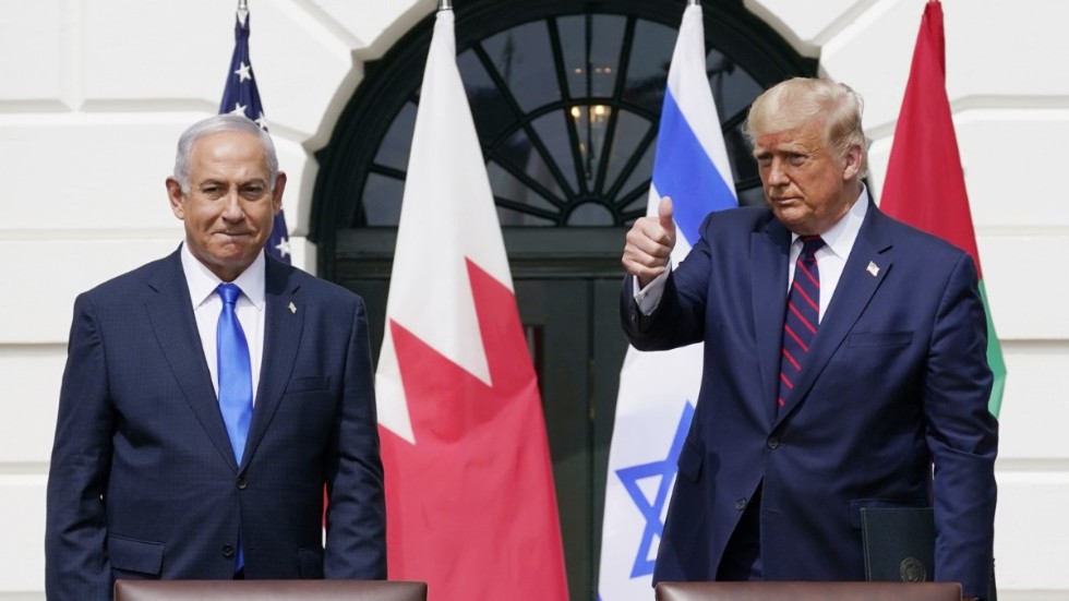 Källor i Vita husets gästhus gör gällande att paret Netanyahu tagit för vana att ta med sig stora mängder smutstvätt. Arkivbild.