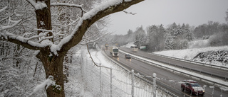 Risk för halka när snöfall drar in över länet