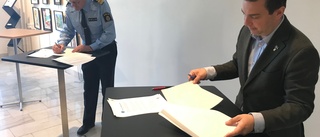 Polis och kommun i nytt avtal om trygghet 