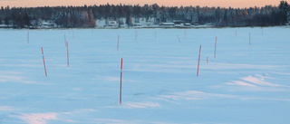 Snöstormen raderade ut isbanan