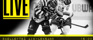 LIVE: Följ Skellefteå AIK:s jakt på första hemmasegern – när Leksand gästar