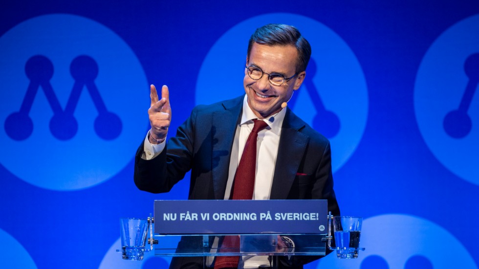 M-ledaren Ulf Kristersson är pragmatisk om samarbete med SD i olika sakfrågor, men vill inte att SD ska sitta med i en eventuell M-KD-regering. Arkivbild.