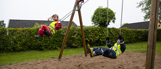 Ville, 5 år: "Här kan man gunga och hoppa av i farten"