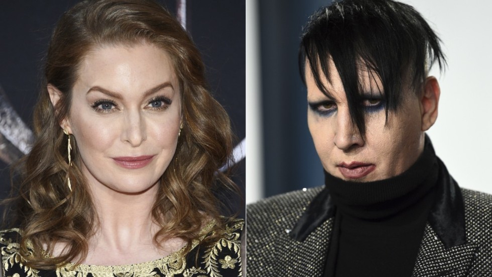 Skådespelaren Esmé Bianco har förlikats med Marilyn Manson, som hon anklagat för en rad våldsamma incidenter under deras förhållande.