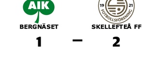 Skellefteå FF vann borta mot Bergnäset