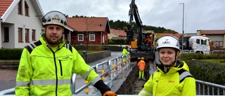 Här byts de gamla ledningarna ut