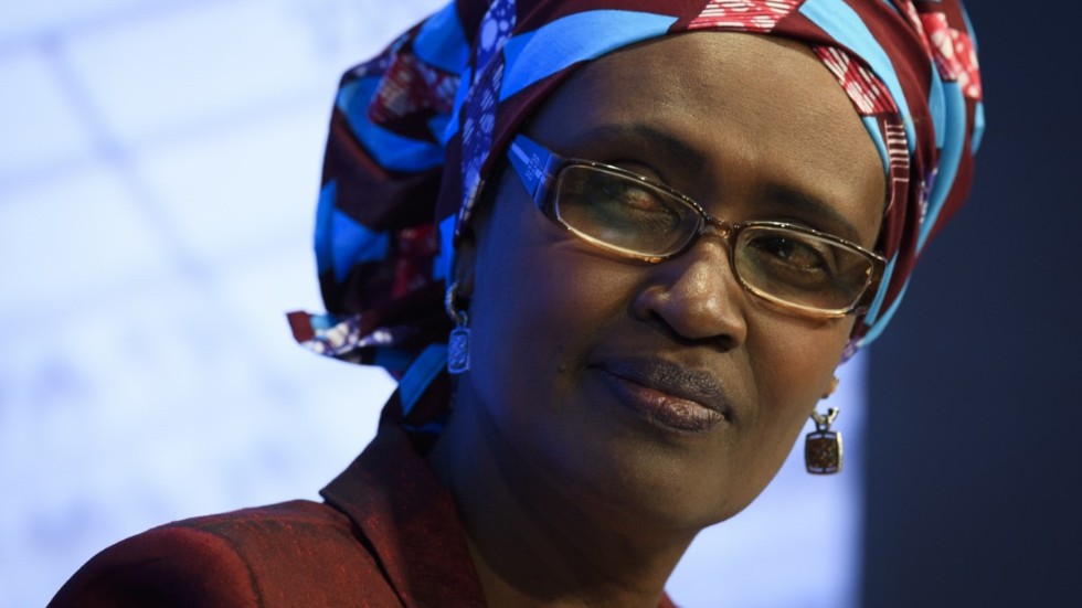 Ledaren för Unaids, Winnie Byanyima, uppmanar omvärlden att visa samma engagemang i att bekämpa hiv-aids som man varit i kampen mot covid-19. Arkivbild från 2017.