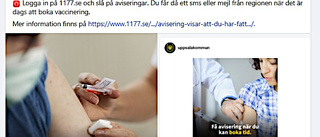 Kommunen lovade tidigare vaccinstart: "Missuppfattning"