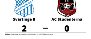 AC Studenterna förlorade borta mot Svärtinge B