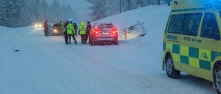 Två bilar krockade i Arvidsjaur