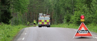 Singelolycka på väg 681 – en till sjukhus