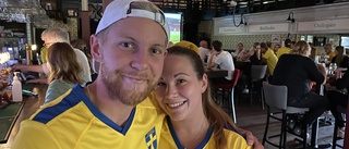 En romantisk kväll med EM-fotboll. Sofia från Motala: "Det är annat folk ute"