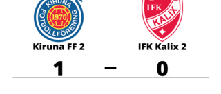 Kiruna FF 2 vann uddamålsseger mot IFK Kalix 2