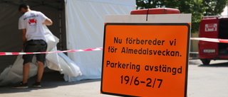 Almedalsbygget är i full gång – så påverkas trafiken