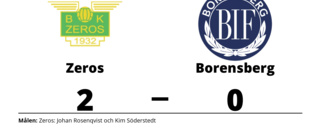 Zeros vann mot Borensberg på Z-parken