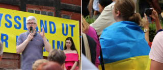 Ukrainas ambassadör på manifestation i Visby 