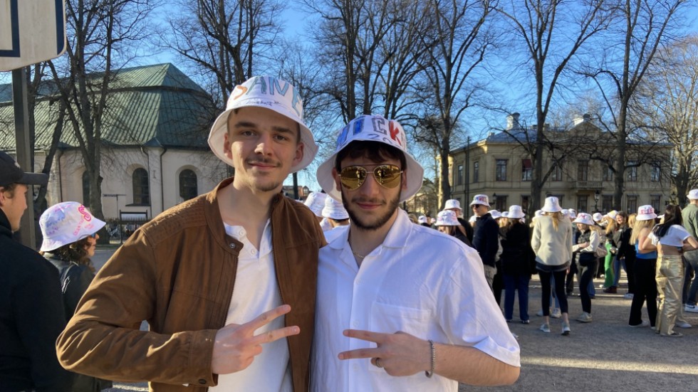 Sanel Hurem och Michael Ramos mål för kvällen var att ha kul, och träffa nytt folk.