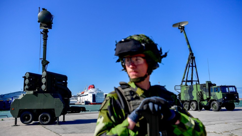 Robotsystem 23 visades upp i Visby under Almedalsveckan 2019.