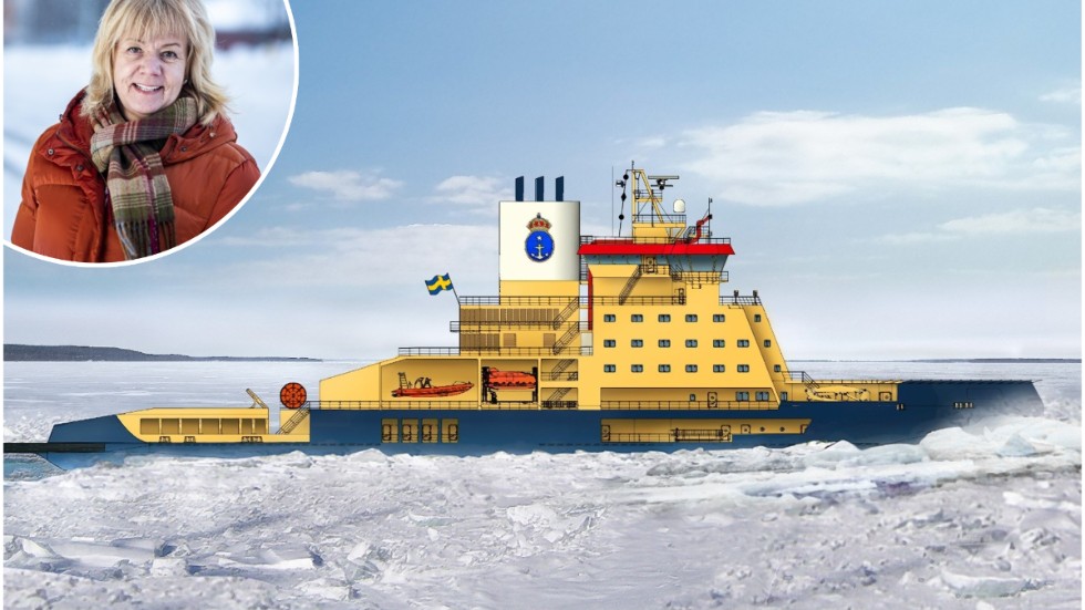 Linda Nilsson, ordförande Norrbottens handelskammare vill ha snabbare besked om hur de nya isbrytarna ska finansieras.