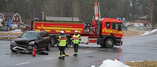 En person till sjukhus efter trafikolycka