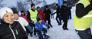 Motionärer trotsar mörker och kyla