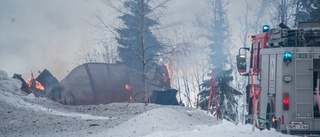 Brand i villa i Glommersträsk