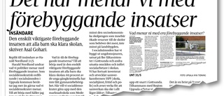 Förebyggande är att förhindra att problemen uppstår