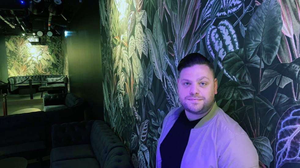 Ermin Lucicanin, driftansvarig, tror på platsen och nischen för Norrköpings senaste nattklubb i galleria Domino.
